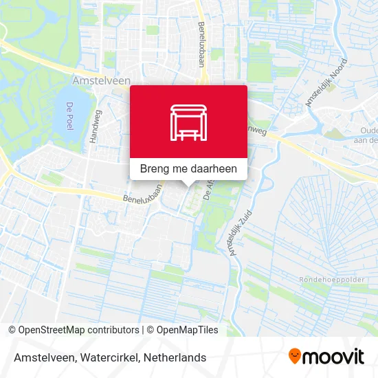Amstelveen, Watercirkel kaart