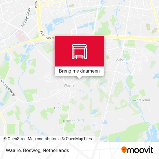 Waalre, Bosweg kaart