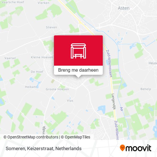 Someren, Keizerstraat kaart