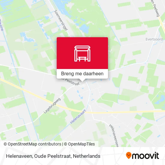 Helenaveen, Oude Peelstraat kaart