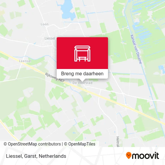 Liessel, Garst kaart