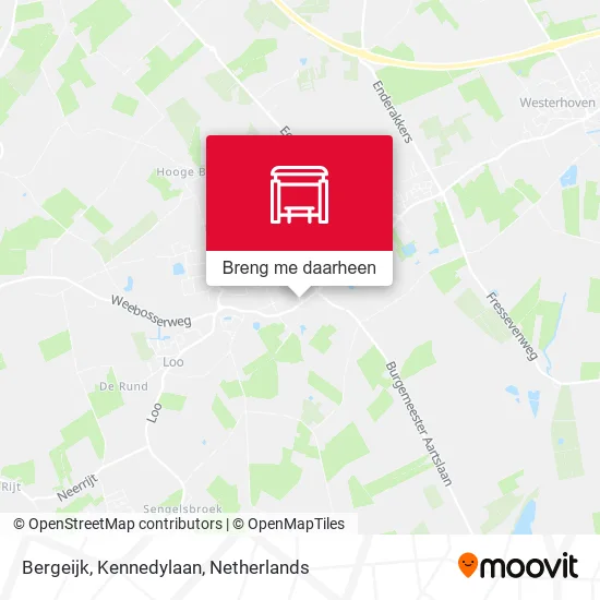 Bergeijk, Kennedylaan kaart