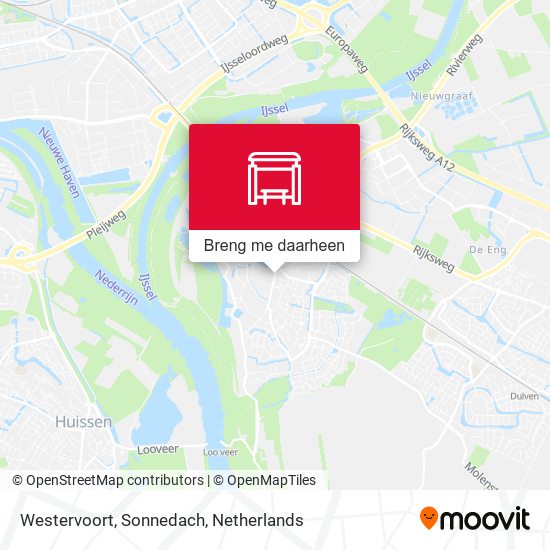 Westervoort, Sonnedach kaart