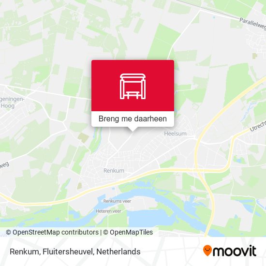 Renkum, Fluitersheuvel kaart