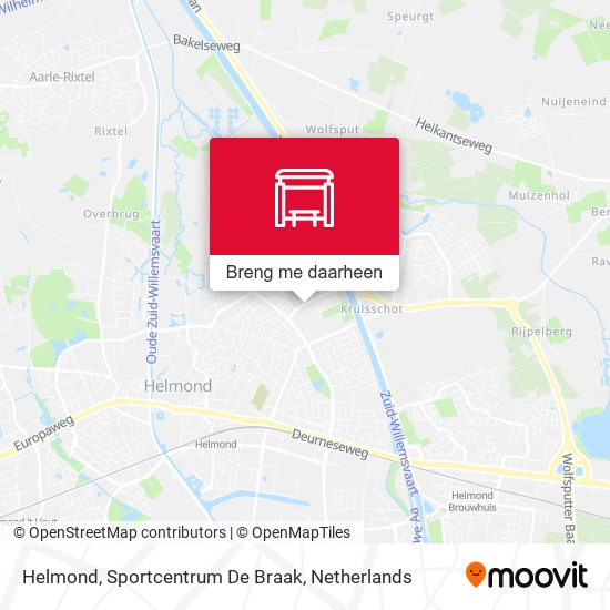 Helmond, Sportcentrum De Braak kaart
