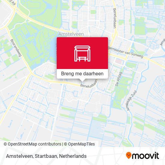 Amstelveen, Startbaan kaart