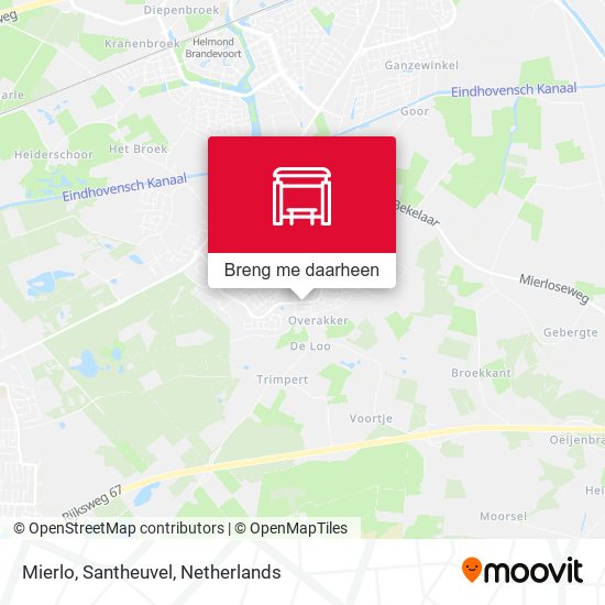 Mierlo, Santheuvel kaart