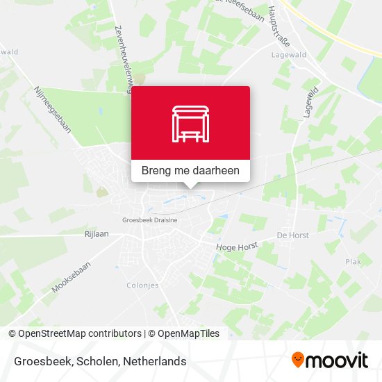 Groesbeek, Scholen kaart
