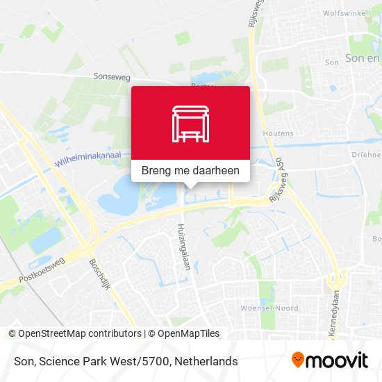 Son, Science Park West/5700 kaart