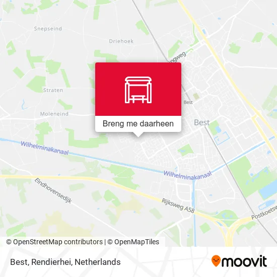 Best, Rendierhei kaart