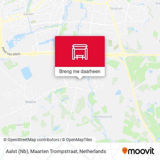 Aalst (Nb), Maarten Trompstraat kaart