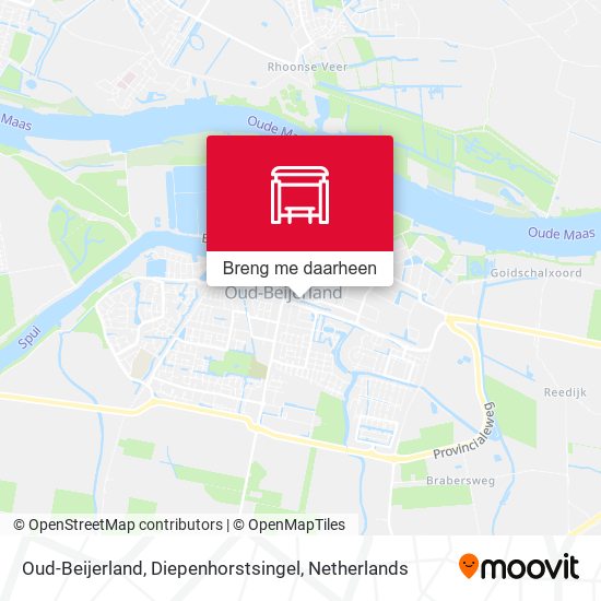 Oud-Beijerland, Diepenhorstsingel kaart