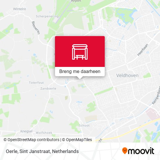 Oerle, Sint Janstraat kaart