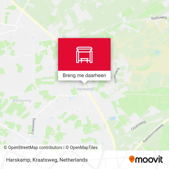 Harskamp, Kraatsweg kaart