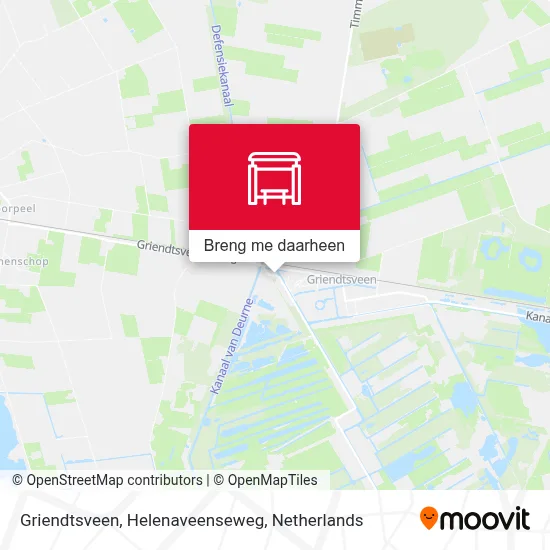 Griendtsveen, Helenaveenseweg kaart