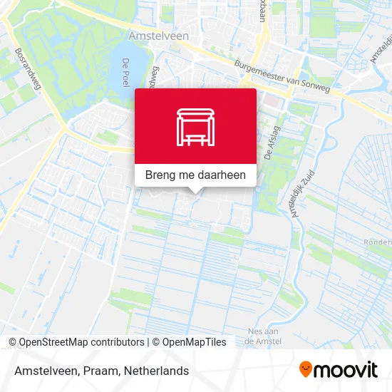 Amstelveen, Praam kaart
