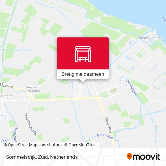 Sommelsdijk, Zuid kaart