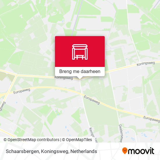 Schaarsbergen, Koningsweg kaart