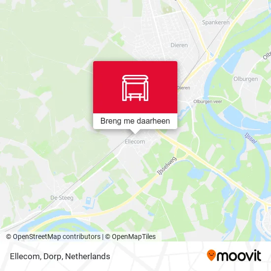 Ellecom, Dorp kaart