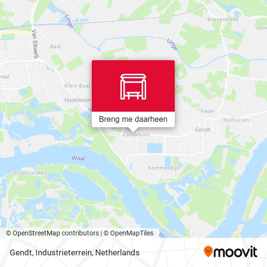 Gendt, Industrieterrein kaart