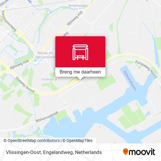Vlissingen-Oost, Engelandweg kaart