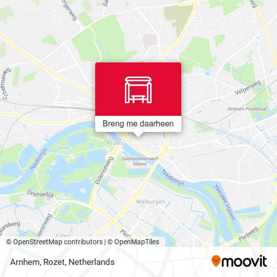 Arnhem, Rozet kaart