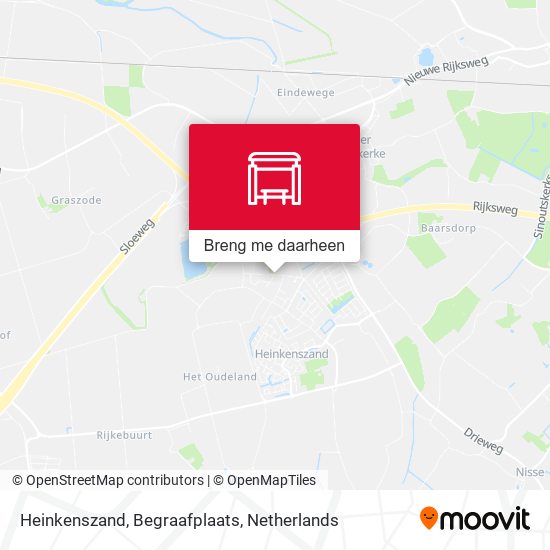 Heinkenszand, Begraafplaats kaart