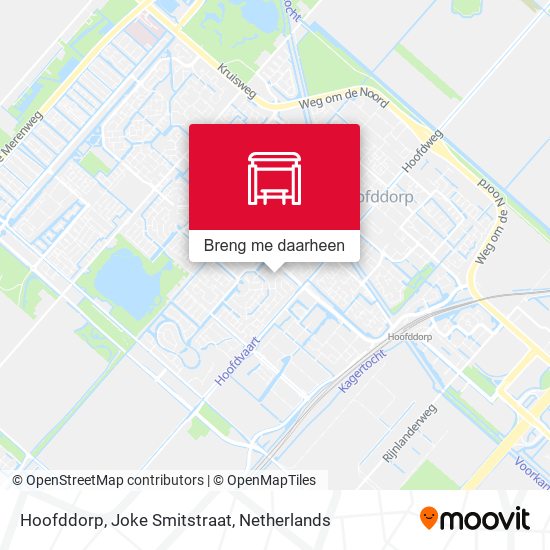 Hoofddorp, Joke Smitstraat kaart