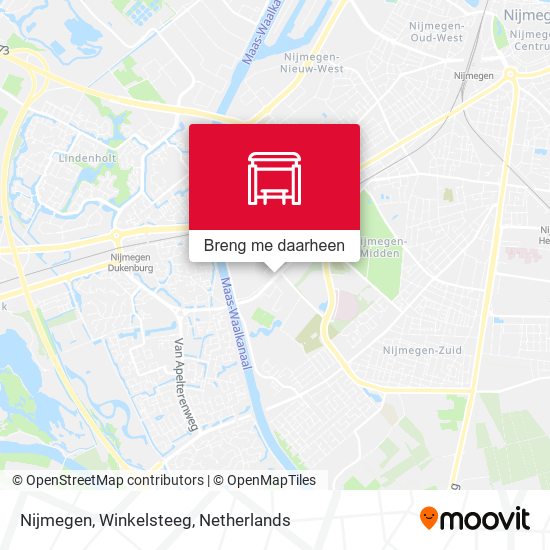 Nijmegen, Winkelsteeg kaart