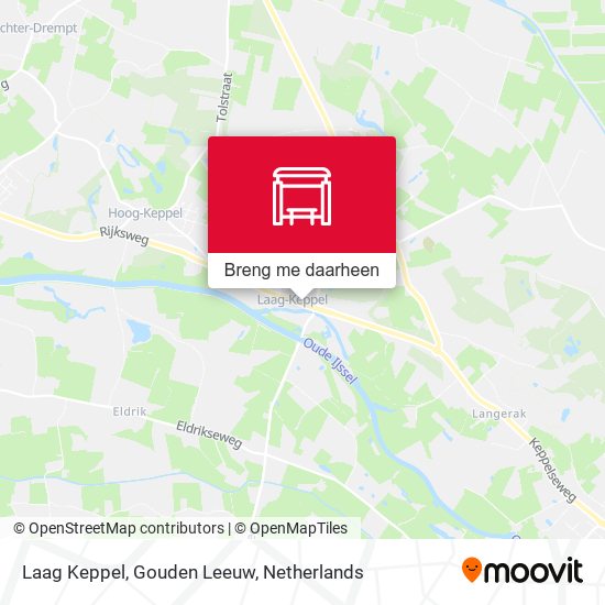 Laag Keppel, Gouden Leeuw kaart