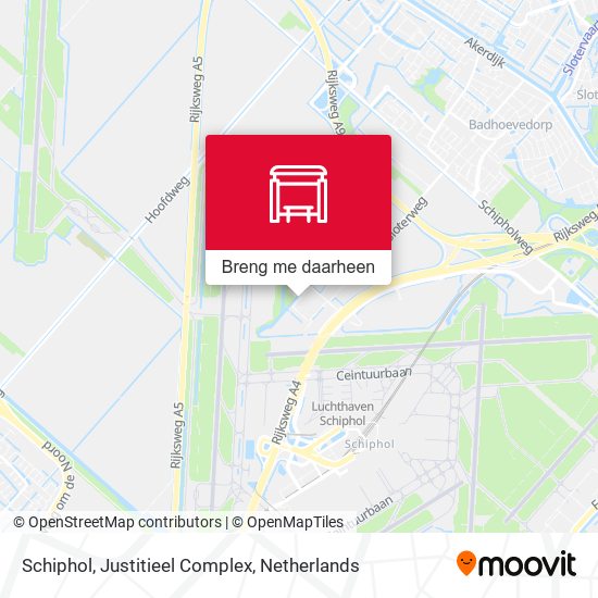 Schiphol, Justitieel Complex kaart