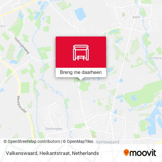 Valkenswaard, Heikantstraat kaart