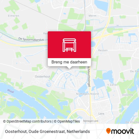 Oosterhout, Oude Groenestraat kaart