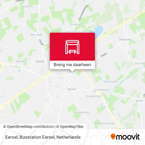 Eersel, Busstation Eersel kaart