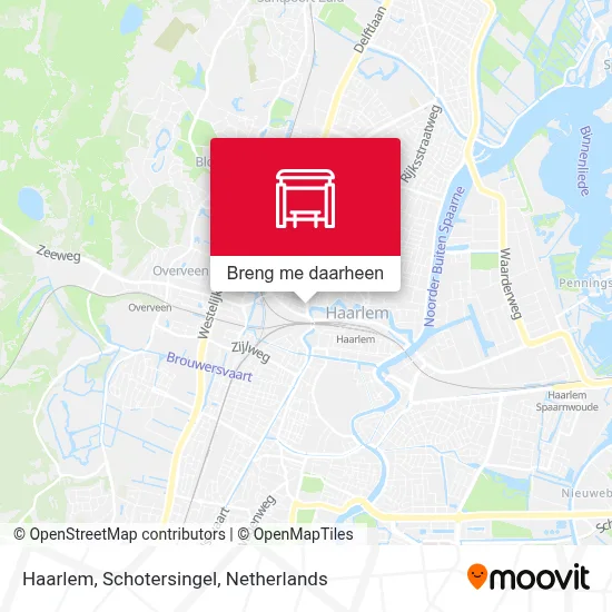 Haarlem, Schotersingel kaart