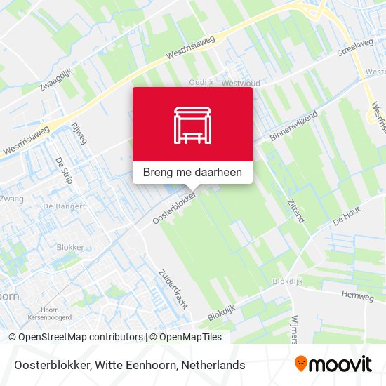 Oosterblokker, Witte Eenhoorn kaart
