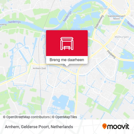 Arnhem, Gelderse Poort kaart