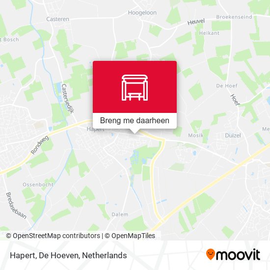 Hapert, De Hoeven kaart