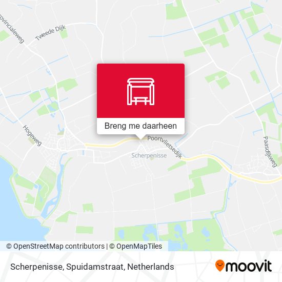 Scherpenisse, Spuidamstraat kaart