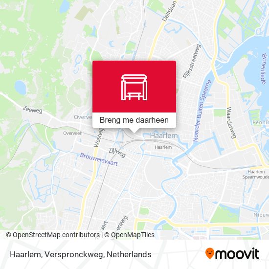 Haarlem, Verspronckweg kaart