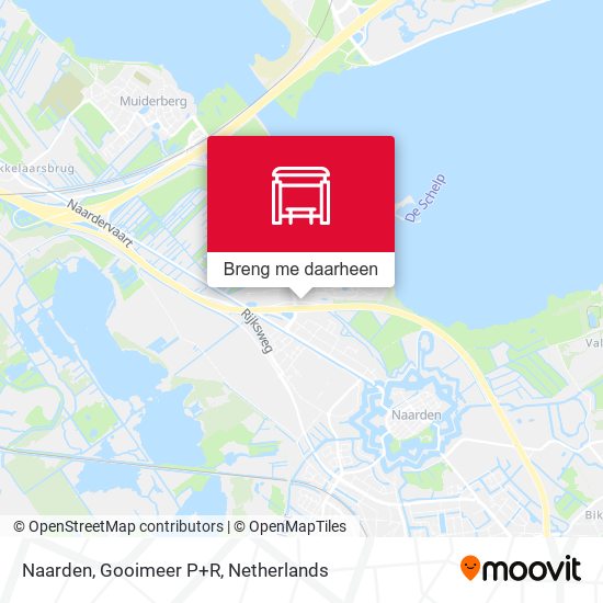 Naarden, Gooimeer P+R kaart