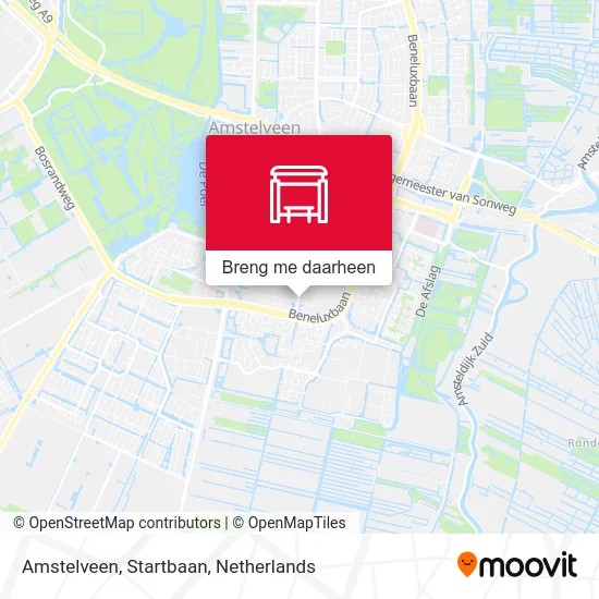 Amstelveen, Startbaan kaart