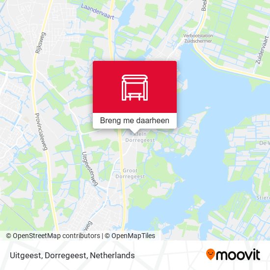 Uitgeest, Dorregeest kaart