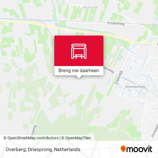 Overberg, Driesprong kaart