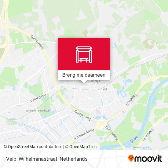 Velp, Wilhelminastraat kaart