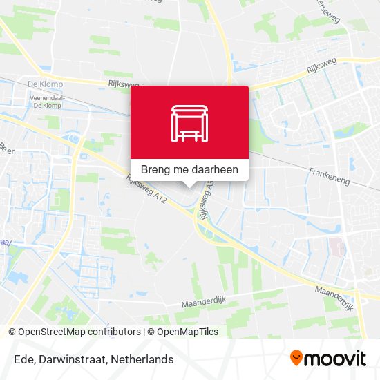 Ede, Darwinstraat kaart