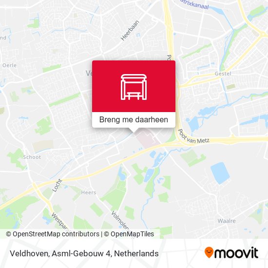 Veldhoven, Asml-Gebouw 4 kaart