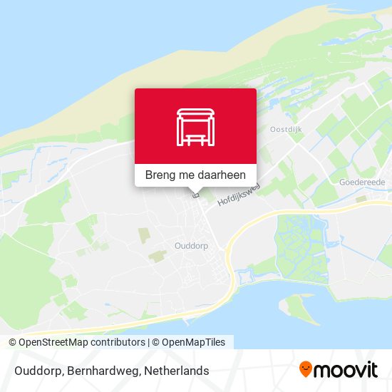 Ouddorp, Bernhardweg kaart