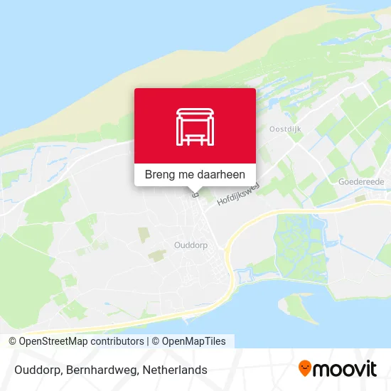 Ouddorp, Bernhardweg kaart