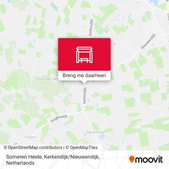 Someren Heide, Kerkendijk / Nieuwendijk kaart